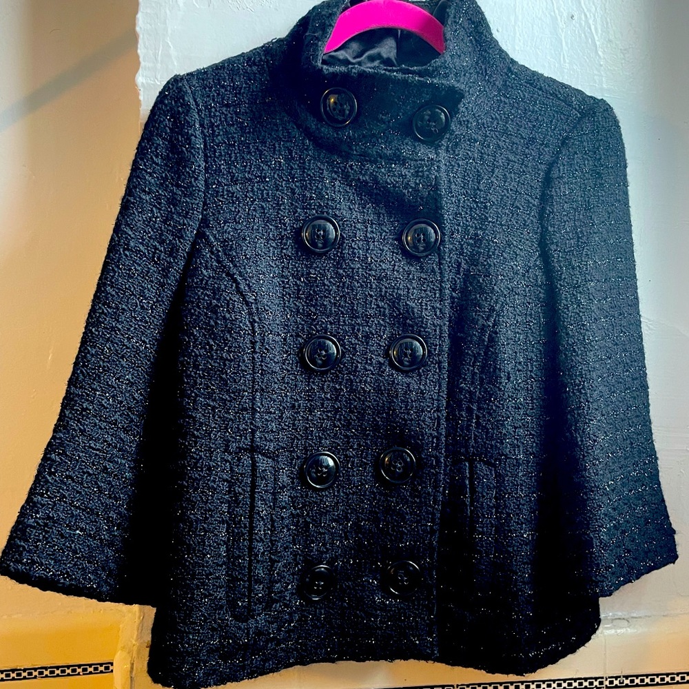 GUESS peacoat jacket. Wool blend. Size Medium.